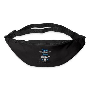 dieu créa parfait humour de bureau Plombier - Sac banane - noir - Devant