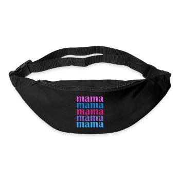 Maman - Sac banane - noir - Devant
