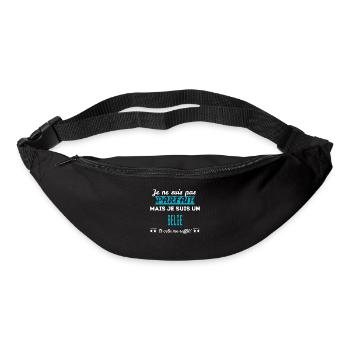 Je ne suis pas parfait BELGE - Sac banane - noir - Devant
