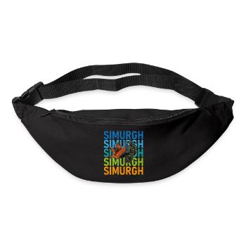 Faravahar Zoroastrianism Simurgh Persia - Bum bag - black - Front