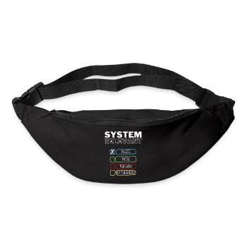 Systemrelevant | Polizei - Gürteltasche - Schwarz - Vorne