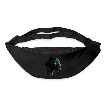 La panthère noire - Sac banane - noir - Devant