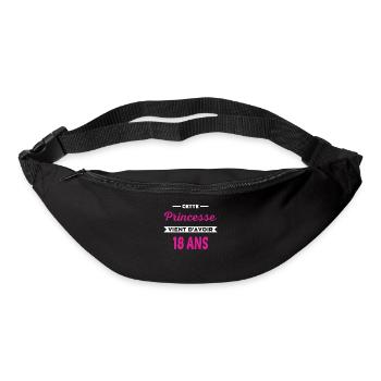 Cette Princesse vient d'avoir 18 ans - Sac banane - noir - Devant