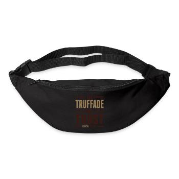 In truffade we trust - Sac banane - noir - Devant