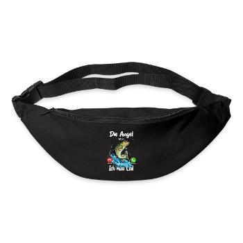Die Angel ruft an... Aus dem Weg, ich muss los! - Gürteltasche - Schwarz - Vorne