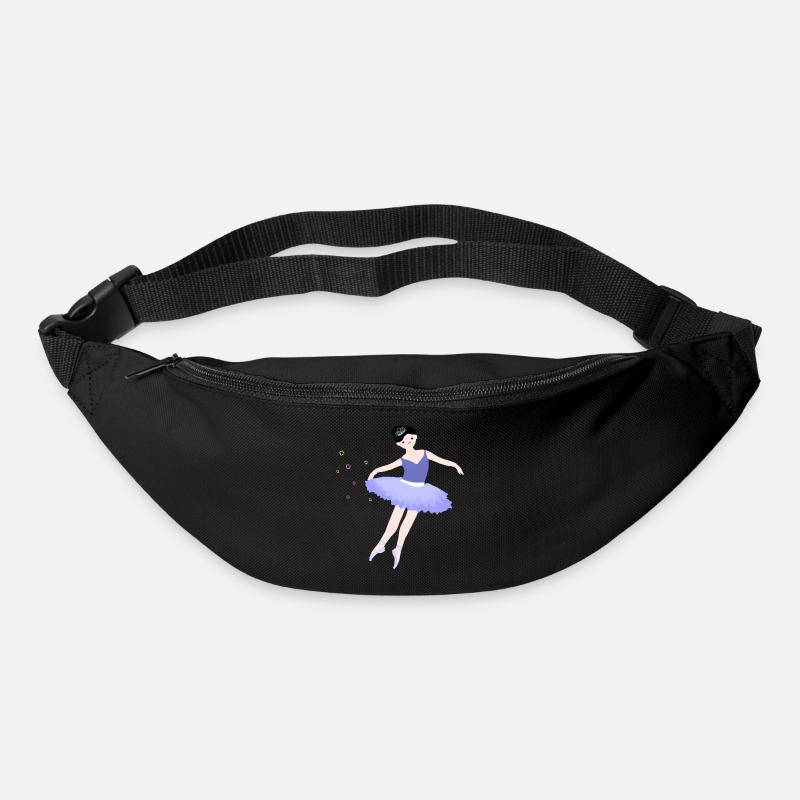 Ballerina Mädchen 4 - Gürteltasche - Schwarz