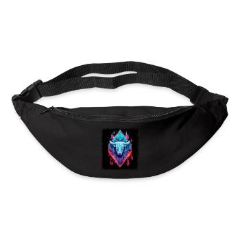 gift backyard cooking christmas humor - Bum bag - black - Front