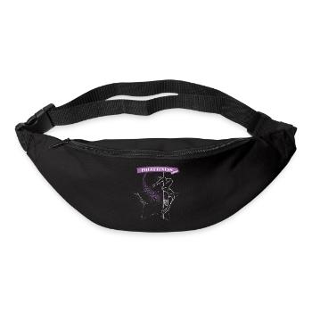 Pole Fitness Dancer Sports Addictive Star Gift - Bum bag - black - Front