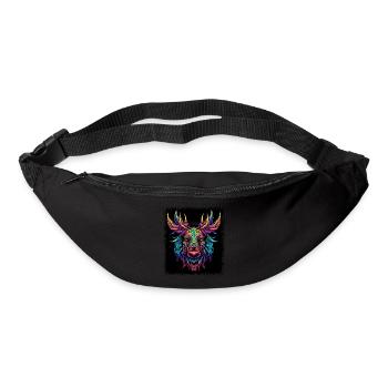 birthday color quote jokes bird wild sayings - Bum bag - black - Front