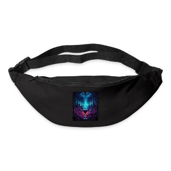 gift idea jokes disarmament peace for paris gift - Gürteltasche - Schwarz - Vorne