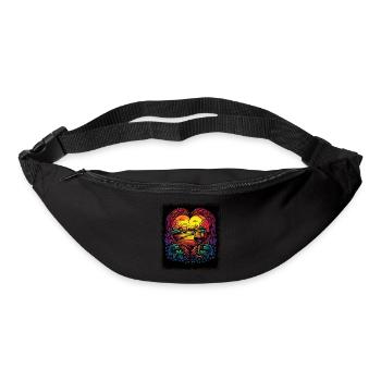 Droits des femmes Verset biblique Dictons amusants - Sac banane - noir - Devant