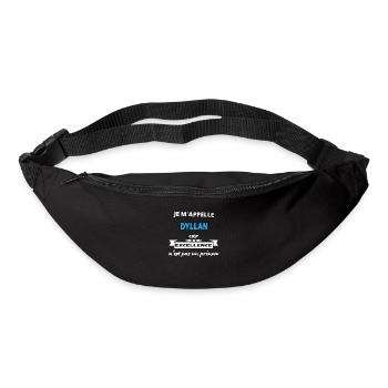 Je m'appelle excellence Dyllan - Sac banane - noir - Devant