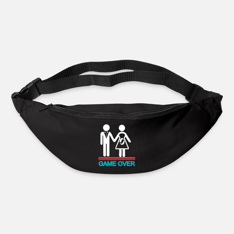 Spielende - Gürteltasche - Schwarz