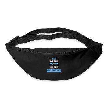 Fier d'être un légendaire AQUITAIN HUMOUR - Sac banane - noir - Devant