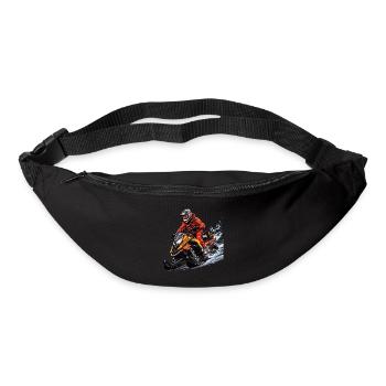 Ski-doo, motoneige freeride - Sac banane - noir - Devant