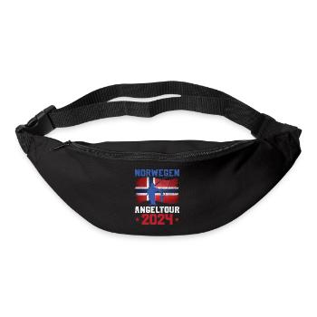 Angeln Norwegen 2024 Angeltour - Gürteltasche - Schwarz - Vorne