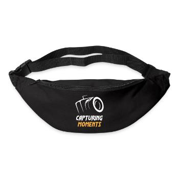 Capturer des moments Photographe de l’appareil photo - Sac banane - noir - Devant