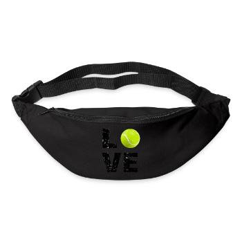 Tennis amour - Sac banane - noir - Devant