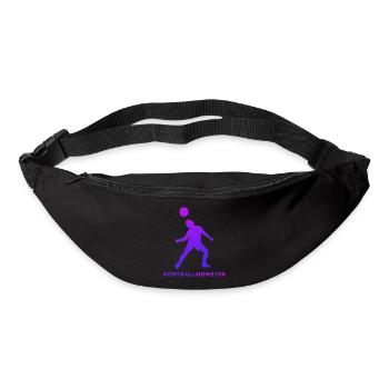 Kopfballmonster - kopfballstarke Fußballer - Gürteltasche - Schwarz - Vorne