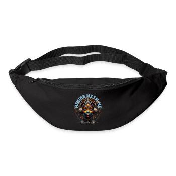 HOUSE WITH ME - Cool Woman with Headphones! - Bum bag - black - Front