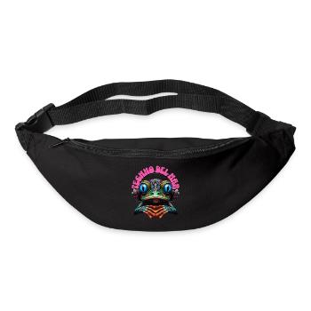 TECHNO DEL MAR - Cute Frog with Headphones! - Bum bag - black - Front