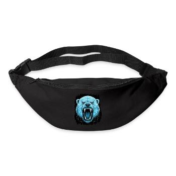 climate change happy present idea capitalist books - Bum bag - black - Front