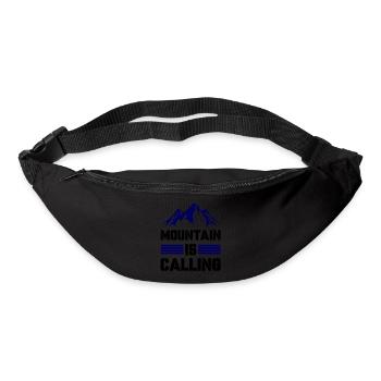 mountain adventure is calling - Gürteltasche - Schwarz - Vorne