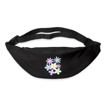 Flowers - Bum bag - black - Front