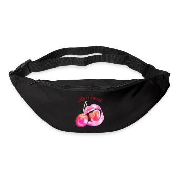 La vie est douce - Sac banane - noir - Devant