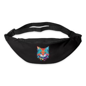 Cute Cat - Bum bag - black - Front