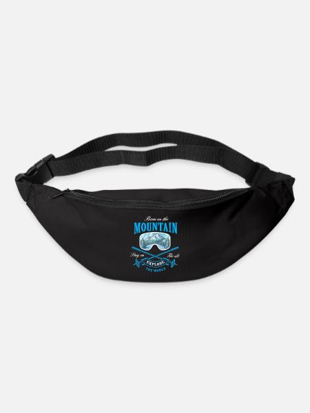 Né sur la montagne - Sac banane - noir