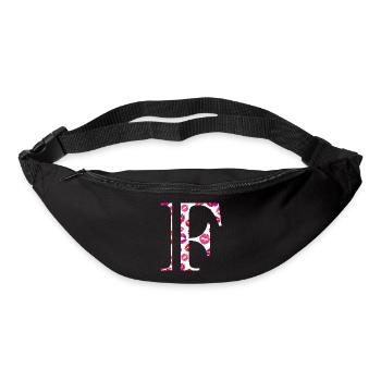 Buchstabe f Küsse - Gürteltasche - Schwarz - Vorne