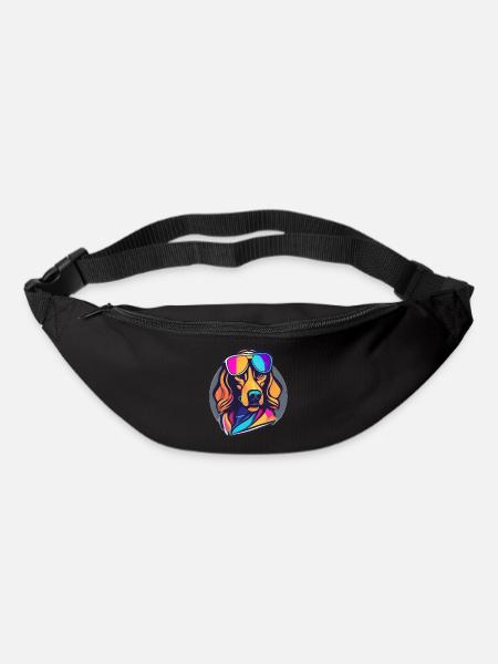 Produkt: "Pfotenfreund" - Gürteltasche - Schwarz