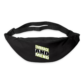 Fournir du soutien idée cadeau pratiques de guérison geek - Sac banane - noir - Devant