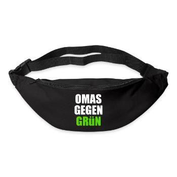 Omas gegen grün - Gürteltasche - Schwarz - Vorne