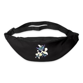 Blue Swallowtail - Bum bag - black - Front
