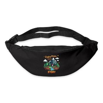 Every Pixel Tells a Story - Retro Gaming - Bum bag - black - Front
