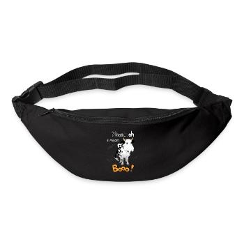 Cow Halloween Mooo - Bum bag - black - Front