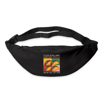 Self-love and a smile - Bum bag - black - Front