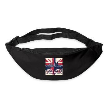 London Skyline Union Jack Splash - Bum bag - black - Front