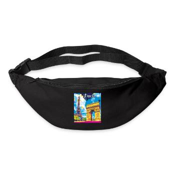 Paris Pop Landmarks - Bum bag - black - Front