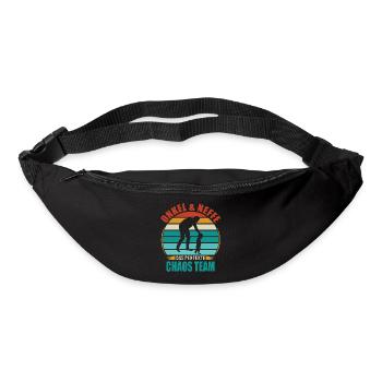 Bester Onkel Und Neffe Partnerlook Outfit Kostüm - Gürteltasche - Schwarz - Vorne