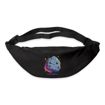 Étoile astéroïde Kawaii - Sac banane - noir - Devant