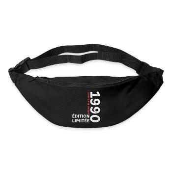 1990's vintage typographic style - Bum bag - black - Front