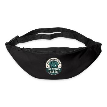 Wir geben alles Mediziner Badge - Gürteltasche - Schwarz - Vorne
