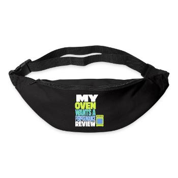 Backen – My Oven Wants a Performance Review - Gürteltasche - Schwarz - Vorne