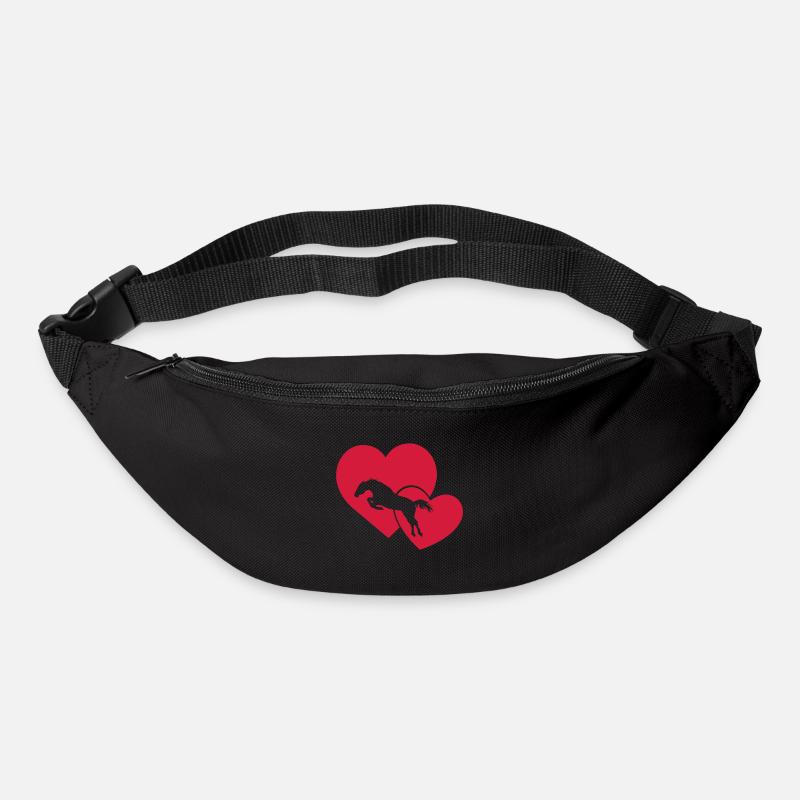 jumping Hearts - Bum bag - black