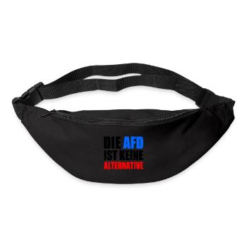 die afd ist keine alternative - Gürteltasche - Schwarz - Vorne