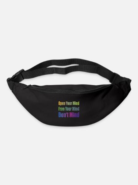 Don't Mind - Gürteltasche - Schwarz