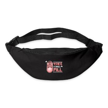 Take A Chill Pill Faultier Sloth Kawaii - Gürteltasche - Schwarz - Vorne